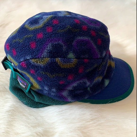 PATAGONIA RARE Synchilla Fleece Duckbill Hat Cap - Picture 12 of 13